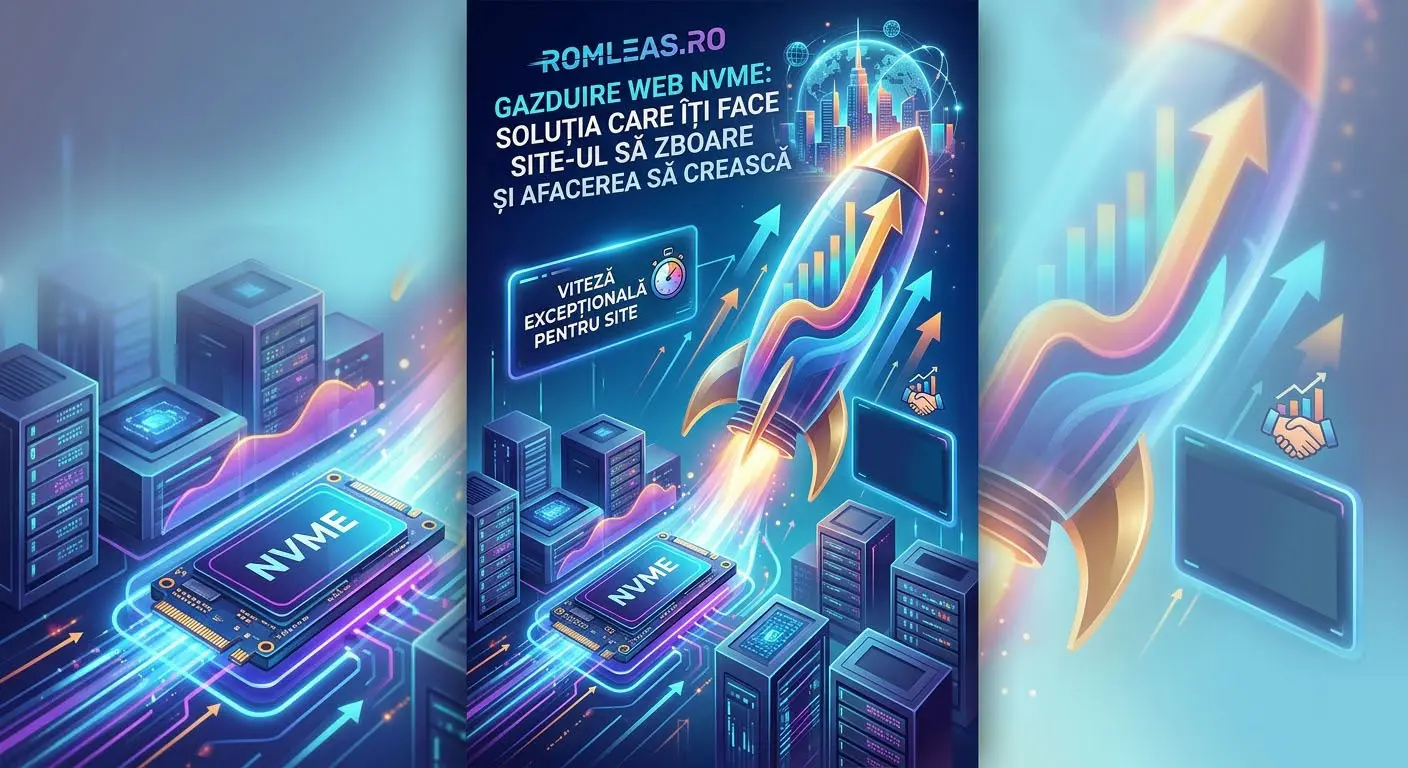 Găzduire Web NVMe - Soluția care îți face site-ul să zboare și afacerea să crească