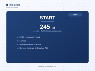 Chatbot AI Start — Asistent Virtual pentru Site